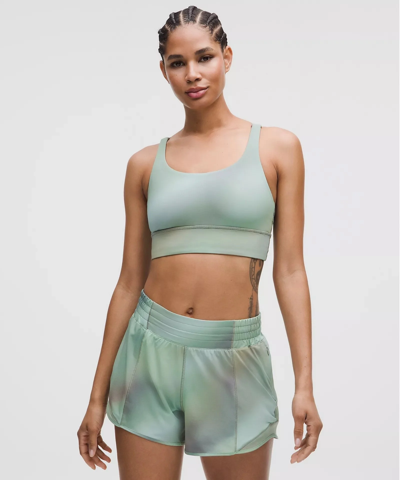 lululemon Chroma Drift Green Palm Court Print Collection - August